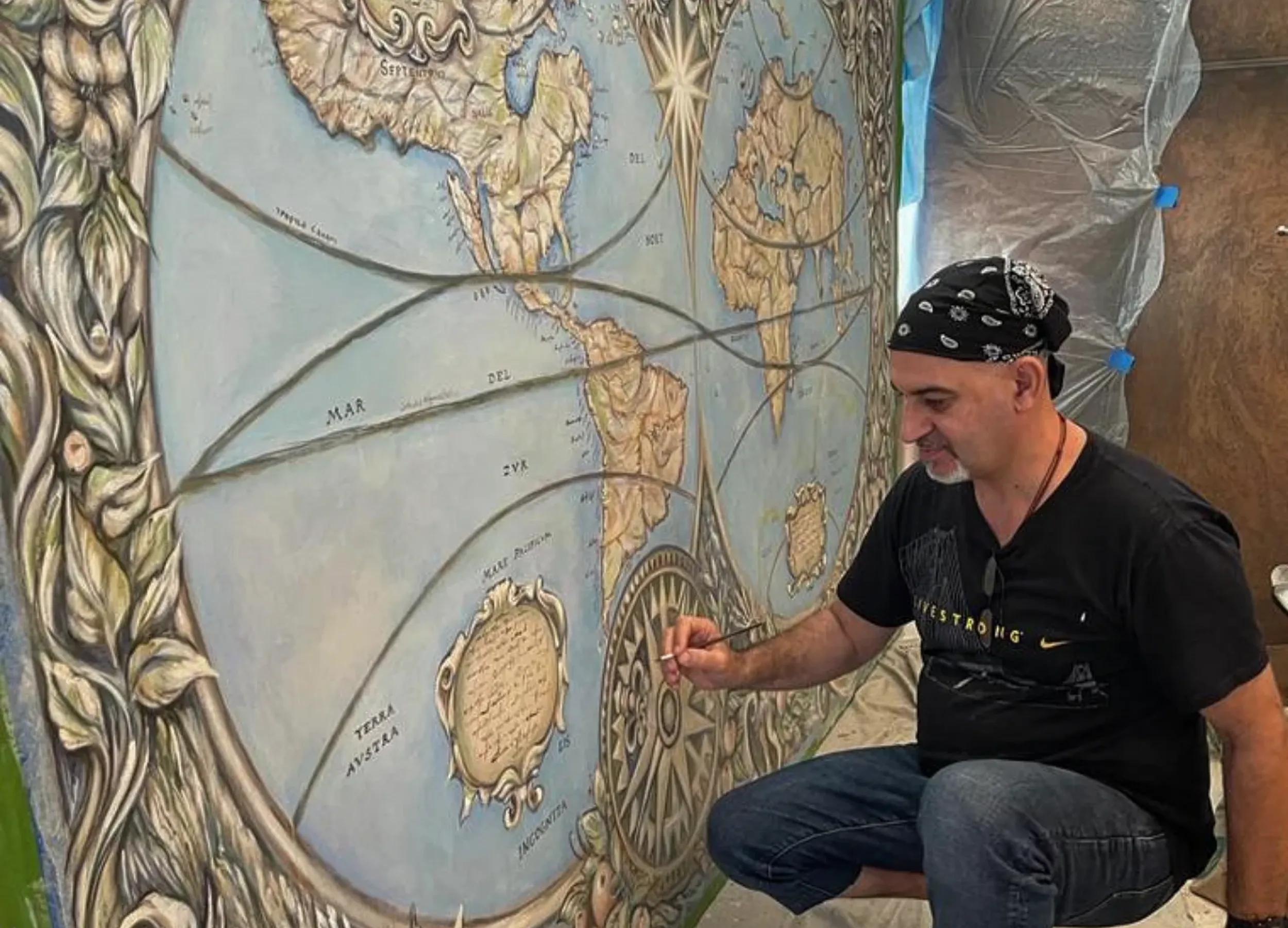 Eric working on recent projects